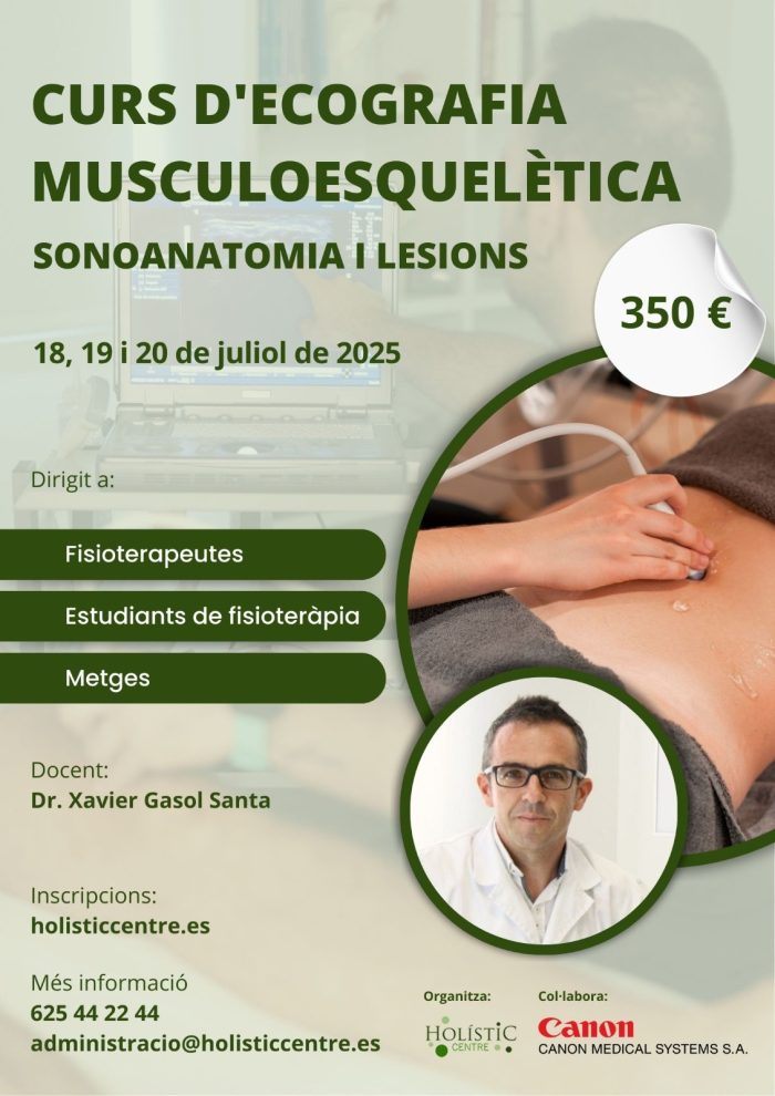 Curs d'Ecografia Musculoesquelètica: Sonoanatomia i Lesions