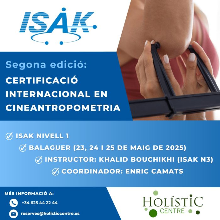 2a edición: CERTIFICACIÓN ISAK NIVEL 1